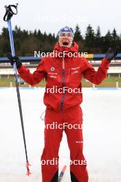 04.01.2024, Oberhof, Germany (GER): Campbell Wright of New Zealand - IBU World Cup Biathlon, training, Oberhof (GER). www.nordicfocus.com. © Manzoni/NordicFocus. Every downloaded picture is fee-liable.