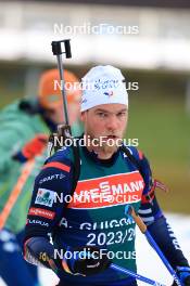 04.01.2024, Oberhof, Germany (GER): Antonin Guigonnat (FRA) - IBU World Cup Biathlon, training, Oberhof (GER). www.nordicfocus.com. © Manzoni/NordicFocus. Every downloaded picture is fee-liable.