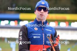 04.01.2024, Oberhof, Germany (GER): Sean Doherty (USA) - IBU World Cup Biathlon, training, Oberhof (GER). www.nordicfocus.com. © Manzoni/NordicFocus. Every downloaded picture is fee-liable.
