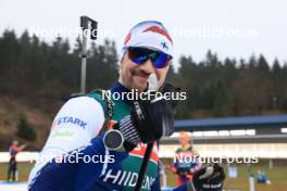 04.01.2024, Oberhof, Germany (GER): Olli Hiidensalo (FIN) - IBU World Cup Biathlon, training, Oberhof (GER). www.nordicfocus.com. © Manzoni/NordicFocus. Every downloaded picture is fee-liable.