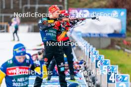 04.01.2024, Oberhof, Germany (GER): Philipp Horn (GER) - IBU World Cup Biathlon, training, Oberhof (GER). www.nordicfocus.com. © Thibaut/NordicFocus. Every downloaded picture is fee-liable.