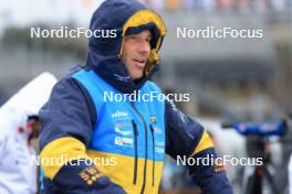 04.01.2024, Oberhof, Germany (GER): Jean-Marc Chabloz (SUI), coach Team Sweden - IBU World Cup Biathlon, training, Oberhof (GER). www.nordicfocus.com. © Manzoni/NordicFocus. Every downloaded picture is fee-liable.