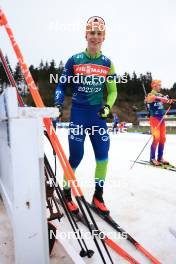 04.01.2024, Oberhof, Germany (GER): Anton Vidmar (SLO) - IBU World Cup Biathlon, training, Oberhof (GER). www.nordicfocus.com. © Manzoni/NordicFocus. Every downloaded picture is fee-liable.