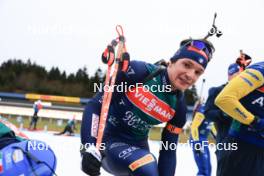 04.01.2024, Oberhof, Germany (GER): Tommaso Giacomel (ITA) - IBU World Cup Biathlon, training, Oberhof (GER). www.nordicfocus.com. © Manzoni/NordicFocus. Every downloaded picture is fee-liable.