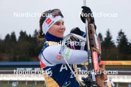 04.01.2024, Oberhof, Germany (GER): Noora Kaisa Keranen (FIN) - IBU World Cup Biathlon, training, Oberhof (GER). www.nordicfocus.com. © Manzoni/NordicFocus. Every downloaded picture is fee-liable.