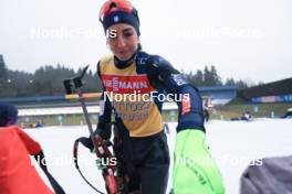 04.01.2024, Oberhof, Germany (GER): Lisa Vittozzi (ITA) - IBU World Cup Biathlon, training, Oberhof (GER). www.nordicfocus.com. © Manzoni/NordicFocus. Every downloaded picture is fee-liable.
