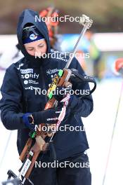 04.01.2024, Oberhof, Germany (GER): Justine Braisaz-Bouchet (FRA) - IBU World Cup Biathlon, training, Oberhof (GER). www.nordicfocus.com. © Manzoni/NordicFocus. Every downloaded picture is fee-liable.
