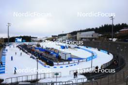 04.01.2024, Oberhof, Germany (GER): Event Feature: Overview over the stadium - IBU World Cup Biathlon, training, Oberhof (GER). www.nordicfocus.com. © Manzoni/NordicFocus. Every downloaded picture is fee-liable.