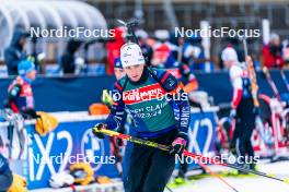 04.01.2024, Oberhof, Germany (GER): Fabien Claude (FRA) - IBU World Cup Biathlon, training, Oberhof (GER). www.nordicfocus.com. © Thibaut/NordicFocus. Every downloaded picture is fee-liable.