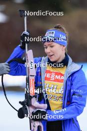 04.01.2024, Oberhof, Germany (GER): Hanna-Brita Kaasik (EST) - IBU World Cup Biathlon, training, Oberhof (GER). www.nordicfocus.com. © Manzoni/NordicFocus. Every downloaded picture is fee-liable.