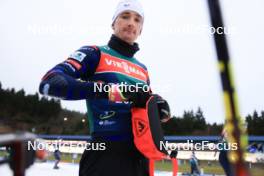 04.01.2024, Oberhof, Germany (GER): Fabien Claude (FRA) - IBU World Cup Biathlon, training, Oberhof (GER). www.nordicfocus.com. © Manzoni/NordicFocus. Every downloaded picture is fee-liable.