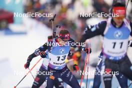 14.01.2024, Ruhpolding, Germany (GER): Endre Stroemsheim (NOR) - IBU World Cup Biathlon, pursuit men, Ruhpolding (GER). www.nordicfocus.com. © Thibaut/NordicFocus. Every downloaded picture is fee-liable.
