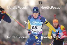 14.01.2024, Ruhpolding, Germany (GER): Martin Ponsiluoma (SWE) - IBU World Cup Biathlon, pursuit men, Ruhpolding (GER). www.nordicfocus.com. © Thibaut/NordicFocus. Every downloaded picture is fee-liable.