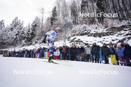 14.01.2024, Ruhpolding, Germany (GER): Otto Invenius (FIN) - IBU World Cup Biathlon, pursuit men, Ruhpolding (GER). www.nordicfocus.com. © Thibaut/NordicFocus. Every downloaded picture is fee-liable.