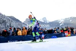 14.01.2024, Ruhpolding, Germany (GER): Jakov Fak (SLO) - IBU World Cup Biathlon, pursuit men, Ruhpolding (GER). www.nordicfocus.com. © Manzoni/NordicFocus. Every downloaded picture is fee-liable.