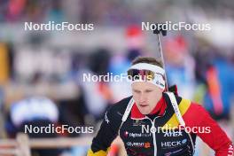 14.01.2024, Ruhpolding, Germany (GER): Thierry Langer (BEL) - IBU World Cup Biathlon, pursuit men, Ruhpolding (GER). www.nordicfocus.com. © Thibaut/NordicFocus. Every downloaded picture is fee-liable.