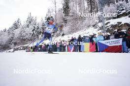 14.01.2024, Ruhpolding, Germany (GER): Artem Tyshchenko (UKR) - IBU World Cup Biathlon, pursuit men, Ruhpolding (GER). www.nordicfocus.com. © Thibaut/NordicFocus. Every downloaded picture is fee-liable.