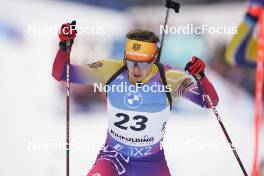 14.01.2024, Ruhpolding, Germany (GER): Maksim Makarov (MDA) - IBU World Cup Biathlon, pursuit men, Ruhpolding (GER). www.nordicfocus.com. © Thibaut/NordicFocus. Every downloaded picture is fee-liable.