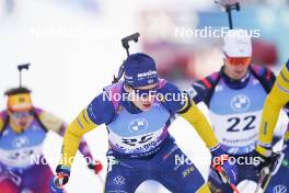 14.01.2024, Ruhpolding, Germany (GER): Martin Ponsiluoma (SWE) - IBU World Cup Biathlon, pursuit men, Ruhpolding (GER). www.nordicfocus.com. © Thibaut/NordicFocus. Every downloaded picture is fee-liable.