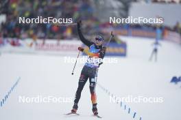14.01.2024, Ruhpolding, Germany (GER): Justus Strelow (GER) - IBU World Cup Biathlon, pursuit men, Ruhpolding (GER). www.nordicfocus.com. © Thibaut/NordicFocus. Every downloaded picture is fee-liable.