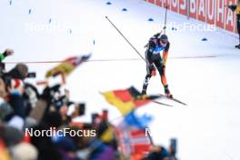 14.01.2024, Ruhpolding, Germany (GER): Justus Strelow (GER) - IBU World Cup Biathlon, pursuit men, Ruhpolding (GER). www.nordicfocus.com. © Manzoni/NordicFocus. Every downloaded picture is fee-liable.