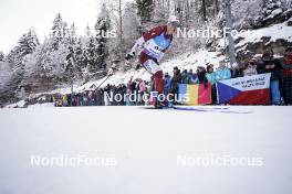 14.01.2024, Ruhpolding, Germany (GER): Renars Birkentals (LAT) - IBU World Cup Biathlon, pursuit men, Ruhpolding (GER). www.nordicfocus.com. © Thibaut/NordicFocus. Every downloaded picture is fee-liable.