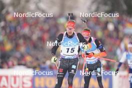 14.01.2024, Ruhpolding, Germany (GER): Johannes Kuehn (GER) - IBU World Cup Biathlon, pursuit men, Ruhpolding (GER). www.nordicfocus.com. © Thibaut/NordicFocus. Every downloaded picture is fee-liable.