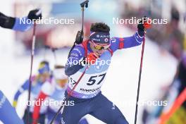 14.01.2024, Ruhpolding, Germany (GER): Jake Brown (USA) - IBU World Cup Biathlon, pursuit men, Ruhpolding (GER). www.nordicfocus.com. © Thibaut/NordicFocus. Every downloaded picture is fee-liable.