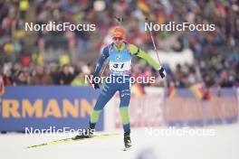 14.01.2024, Ruhpolding, Germany (GER): Jesper Nelin (SWE) - IBU World Cup Biathlon, pursuit men, Ruhpolding (GER). www.nordicfocus.com. © Thibaut/NordicFocus. Every downloaded picture is fee-liable.