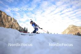 14.01.2024, Ruhpolding, Germany (GER): Tommaso Giacomel (ITA) - IBU World Cup Biathlon, pursuit men, Ruhpolding (GER). www.nordicfocus.com. © Manzoni/NordicFocus. Every downloaded picture is fee-liable.