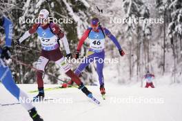 14.01.2024, Ruhpolding, Germany (GER): Dmitrii Shamaev (ROU) - IBU World Cup Biathlon, pursuit men, Ruhpolding (GER). www.nordicfocus.com. © Thibaut/NordicFocus. Every downloaded picture is fee-liable.