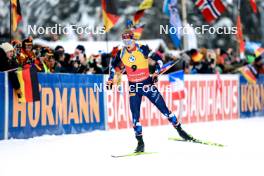 14.01.2024, Ruhpolding, Germany (GER): Johannes Thingnes Boe (NOR) - IBU World Cup Biathlon, pursuit men, Ruhpolding (GER). www.nordicfocus.com. © Manzoni/NordicFocus. Every downloaded picture is fee-liable.