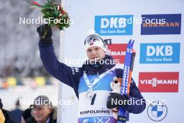 14.01.2024, Ruhpolding, Germany (GER): Vetle Sjaastad Christiansen (NOR) - IBU World Cup Biathlon, pursuit men, Ruhpolding (GER). www.nordicfocus.com. © Thibaut/NordicFocus. Every downloaded picture is fee-liable.