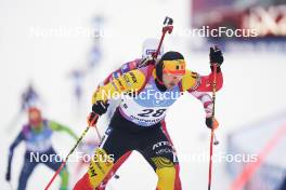 14.01.2024, Ruhpolding, Germany (GER): Florent Claude (BEL) - IBU World Cup Biathlon, pursuit men, Ruhpolding (GER). www.nordicfocus.com. © Thibaut/NordicFocus. Every downloaded picture is fee-liable.