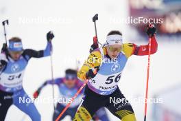 14.01.2024, Ruhpolding, Germany (GER): Thierry Langer (BEL) - IBU World Cup Biathlon, pursuit men, Ruhpolding (GER). www.nordicfocus.com. © Thibaut/NordicFocus. Every downloaded picture is fee-liable.