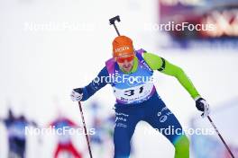 14.01.2024, Ruhpolding, Germany (GER): Jakov Fak (SLO) - IBU World Cup Biathlon, pursuit men, Ruhpolding (GER). www.nordicfocus.com. © Thibaut/NordicFocus. Every downloaded picture is fee-liable.