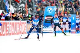 14.01.2024, Ruhpolding, Germany (GER): Endre Stroemsheim (NOR) - IBU World Cup Biathlon, pursuit men, Ruhpolding (GER). www.nordicfocus.com. © Manzoni/NordicFocus. Every downloaded picture is fee-liable.