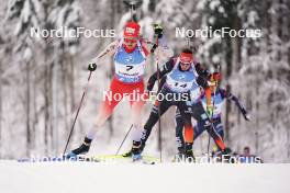 14.01.2024, Ruhpolding, Germany (GER): Sebastian Stalder (SUI) - IBU World Cup Biathlon, pursuit men, Ruhpolding (GER). www.nordicfocus.com. © Thibaut/NordicFocus. Every downloaded picture is fee-liable.