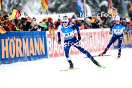 14.01.2024, Ruhpolding, Germany (GER): Otto Invenius (FIN) - IBU World Cup Biathlon, pursuit men, Ruhpolding (GER). www.nordicfocus.com. © Manzoni/NordicFocus. Every downloaded picture is fee-liable.