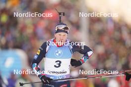 14.01.2024, Ruhpolding, Germany (GER): Tarjei Boe (NOR) - IBU World Cup Biathlon, pursuit men, Ruhpolding (GER). www.nordicfocus.com. © Thibaut/NordicFocus. Every downloaded picture is fee-liable.