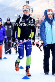 14.01.2024, Ruhpolding, Germany (GER): Miha Dovzan (SLO) - IBU World Cup Biathlon, pursuit men, Ruhpolding (GER). www.nordicfocus.com. © Manzoni/NordicFocus. Every downloaded picture is fee-liable.