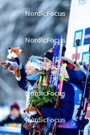 14.01.2024, Ruhpolding, Germany (GER): Ingrid Landmark Tandrevold (NOR), Lisa Vittozzi (ITA), Juni Arnekleiv (NOR), (l-r) - IBU World Cup Biathlon, pursuit women, Ruhpolding (GER). www.nordicfocus.com. © Manzoni/NordicFocus. Every downloaded picture is fee-liable.