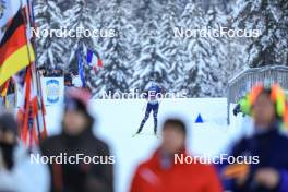11.01.2024, Ruhpolding, Germany (GER): Lukas Hofer (ITA) - IBU World Cup Biathlon, relay men, Ruhpolding (GER). www.nordicfocus.com. © Manzoni/NordicFocus. Every downloaded picture is fee-liable.