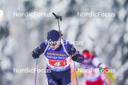 11.01.2024, Ruhpolding, Germany (GER): Elia Zeni (ITA) - IBU World Cup Biathlon, relay men, Ruhpolding (GER). www.nordicfocus.com. © Thibaut/NordicFocus. Every downloaded picture is fee-liable.