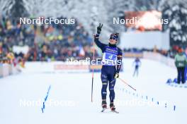 11.01.2024, Ruhpolding, Germany (GER): Tommaso Giacomel (ITA) - IBU World Cup Biathlon, relay men, Ruhpolding (GER). www.nordicfocus.com. © Manzoni/NordicFocus. Every downloaded picture is fee-liable.
