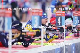 11.01.2024, Ruhpolding, Germany (GER): Emil Nykvist (SWE) - IBU World Cup Biathlon, relay men, Ruhpolding (GER). www.nordicfocus.com. © Thibaut/NordicFocus. Every downloaded picture is fee-liable.