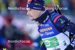 11.01.2024, Ruhpolding, Germany (GER): Emilien Jacquelin (FRA) - IBU World Cup Biathlon, relay men, Ruhpolding (GER). www.nordicfocus.com. © Thibaut/NordicFocus. Every downloaded picture is fee-liable.