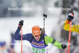 11.01.2024, Ruhpolding, Germany (GER): Lovro Planko (SLO) - IBU World Cup Biathlon, relay men, Ruhpolding (GER). www.nordicfocus.com. © Thibaut/NordicFocus. Every downloaded picture is fee-liable.