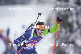 11.01.2024, Ruhpolding, Germany (GER): Miha Dovzan (SLO) - IBU World Cup Biathlon, relay men, Ruhpolding (GER). www.nordicfocus.com. © Thibaut/NordicFocus. Every downloaded picture is fee-liable.
