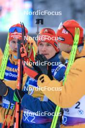 11.01.2024, Ruhpolding, Germany (GER): Benedikt Doll (GER) - IBU World Cup Biathlon, relay men, Ruhpolding (GER). www.nordicfocus.com. © Manzoni/NordicFocus. Every downloaded picture is fee-liable.
